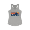 Aspen, Colorado Women's Racerback Tank Top - Mountain Lover Sleeveless Shirt, Women's Aspen Hiking Tank