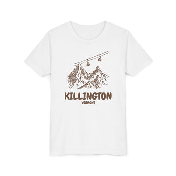 Killington, Vermont Youth T-Shirt — Vintage Gondola Ski Mountain Tee - 0