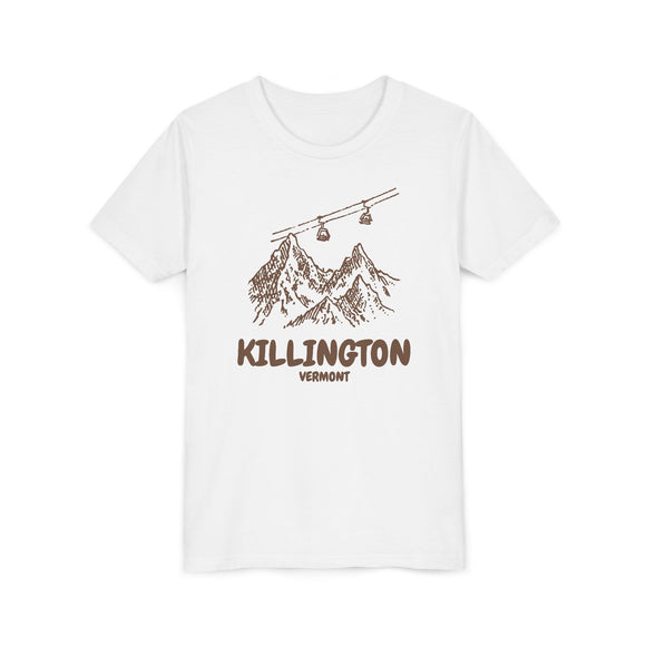Killington, Vermont Youth T-Shirt — Vintage Gondola Ski Mountain Tee