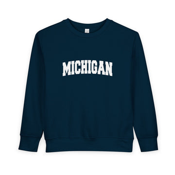 Buy navy Michigan Sweatshirt - Michigan Crewneck Sweatshirt