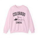Colorado Sweatshirt - Mountain Cowgirl Graphic Crewneck-4