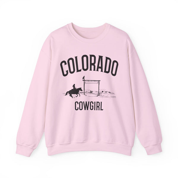 Colorado Sweatshirt - Mountain Cowgirl Graphic Crewneck