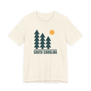 South Carolina T Shirt - Retro Trees South Carolina Tee-1