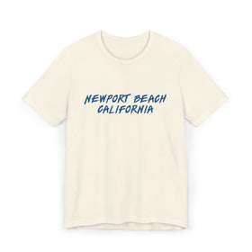 Newport Beach T-Shirt | 100% Cotton Retro California Tee - 0