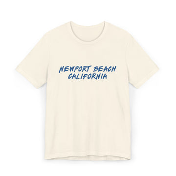 Newport Beach T-Shirt | 100% Cotton Retro California Tee - 0