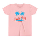 Siesta Key, Florida Youth Shirt - Retro Palm Tree Siesta Key Kid's T-Shirt-3