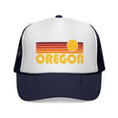 Oregon Retro Sun Trucker Hat - Vintage Style Oregon Cap-4