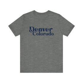 Denver, Colorado Graphic Tee, Casual T-Shirt, Vintage Style Shirt - 0
