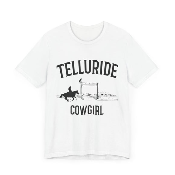 Telluride, Colorado Cowgirl Graphic Tee