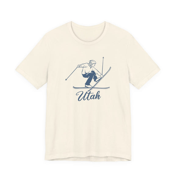 Utah T Shirt - Vintage Ski Graphic Utah Tee