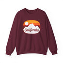 California Sweatshirt - Unisex Retro Ombre California Crewneck Sweatshirt-2