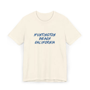 Huntington Beach T-Shirt | 100% Cotton Retro California Tee - 0