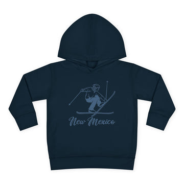 Buy navy New Mexico Toddler Hoodie - Unisex Vintage Skiing New Mexico Sweatshirt