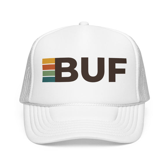 Buffalo, New York Trucker Hat - BUF Abbr retro cap