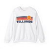 Telluride, Colorado Sweatshirt Retro Sun Unisex - Telluride Vintage Inspired Warm Pullover Jumper