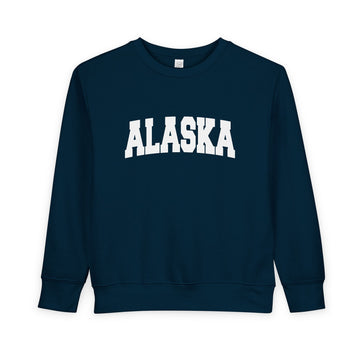 Buy navy Alaska Toddler Sweatshirt - Alaska Toddler Crewneck Sweatshirt