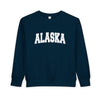 Alaska Toddler Sweatshirt - Alaska Toddler Crewneck Sweatshirt