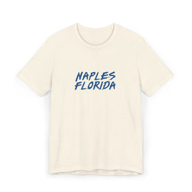 Naples T-Shirt | 100% Cotton Retro Florida Tee - 0