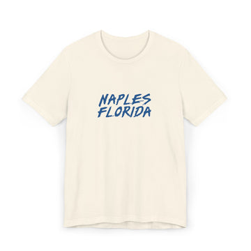Naples T-Shirt | 100% Cotton Retro Florida Tee - 0