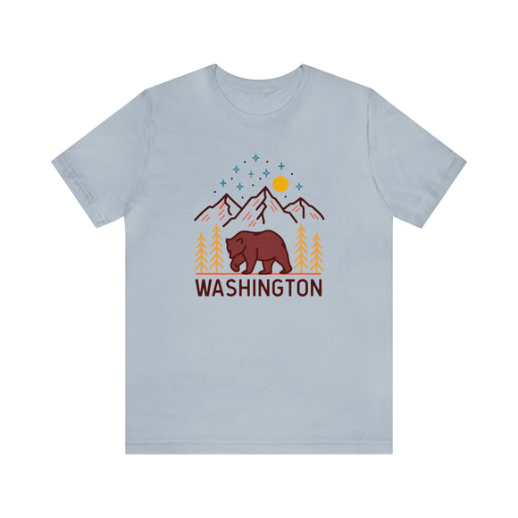 Washington T-Shirt - Retro Unisex Washington Shirt