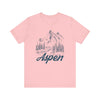 Aspen, Colorado Graphic Tee - Mountain Illustration Aspen T Shirt