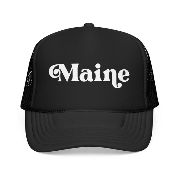 Maine Trucker Hat - Foam Maine Cap