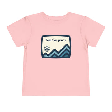 Buy pink New Hampshire Toddler T-Shirt — Mountain Tee