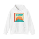 Bend, Oregon Mountain Sun Hoodie - Unisex Bend, Oregon Hooded Sweatshirt, Bend, Oregon Travel Sweatshirt, Bend, Oregon Sunset-4