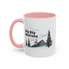 Big Sky, Montana Retro Snow Skiing Mountain 11 oz Mug, Ski Lodge Decor Coffee Cup, Mountain Gondola  Lover Gift, Retro Skiing Mug