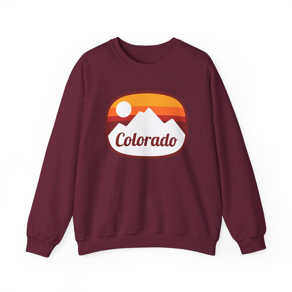 Colorado Sweatshirt - Unisex Retro Ombre Colorado Crewneck Sweatshirt
