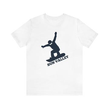 Buy white Sun Valley, Idaho T-Shirt - Snowboard Unisex Sun Valley Shirt