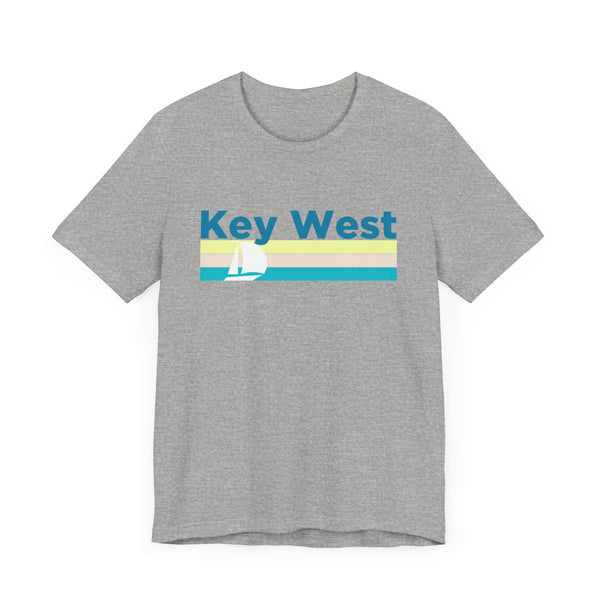 Key West, Florida T Shirt - Sailboat Graphic Tee