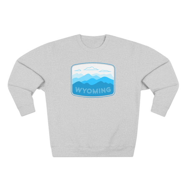 Premium Wyoming Sweatshirt Unisex Crewneck, Premium Sweatshirt, Crewneck Jumper, Ski Resort Apparel