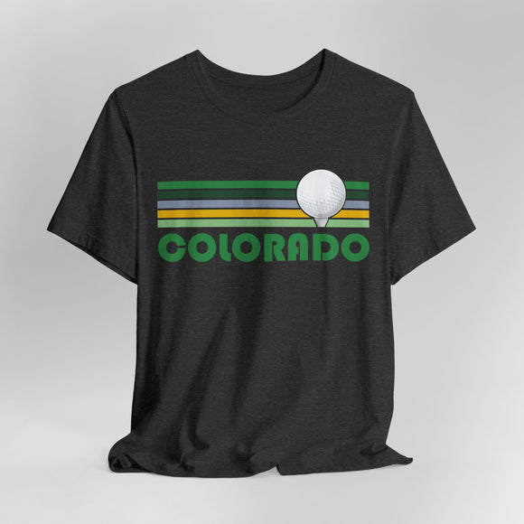 Golf Colorado T-Shirt - Retro Golf Unisex Colorado Shirt