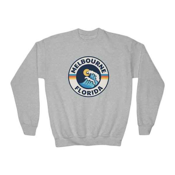 Melbourne, Florida Youth Sweatshirt - Unisex Kid's Melbourne Crewneck Sweatshirt