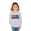 Bend, Oregon Toddler Hoodie - Unisex Mountain Bend Pullover Sweatshirt, Kids Hooded Jumper, Oregon Souvenir