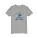 Lake Tahoe, California Youth Vintage Snow Ski Graphic Tee - Kids Lake Tahoe T Shirt-12
