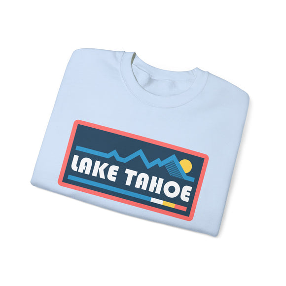 Lake Tahoe, California Sweatshirt - Mountain Graphic Crewneck