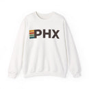 Phoenix, Arizona PHX Retro Stripe Sweatshirt-1