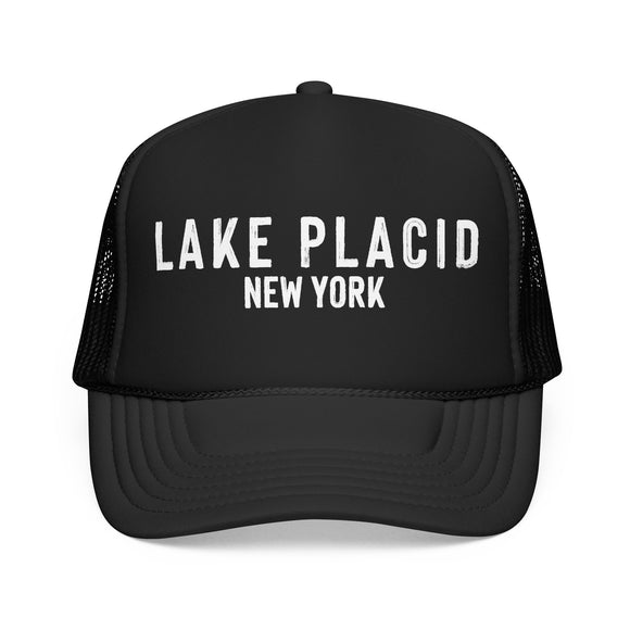 Lake Placid, New York Trucker Hat - Foam Lake Placid Cap