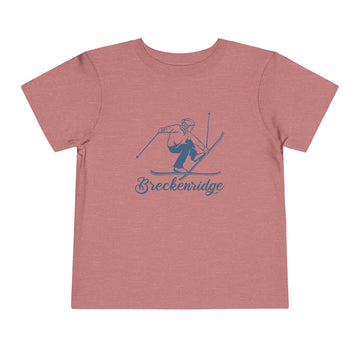 Breckenridge, Colorado Toddler Graphic Tee Vintage Ski - Kids Breckenridge T-Shirt