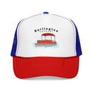Burlington, Vermont Trucker Hat - Pontoon Boat-1