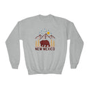 New Mexico Youth Sweatshirt - Unisex Kid's New Mexico Crewneck Sweatshirt-1