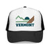 Kids Vermont Trucker Hat Mountain - Youth Snapback Cap