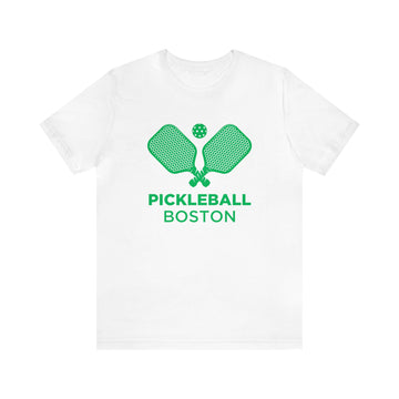 Buy white Boston, Massachusetts Pickleball T-Shirt - Unisex Boston Shirt