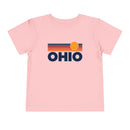 Ohio Toddler T-Shirt - Retro Sun Tee-5