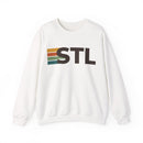 St. Louis, Missouri STL Retro Stripe Sweatshirt-1