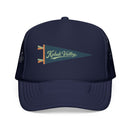 Kobuk Valley National Park Pennant Trucker Hat — Vintage Foam Mesh Cap-2