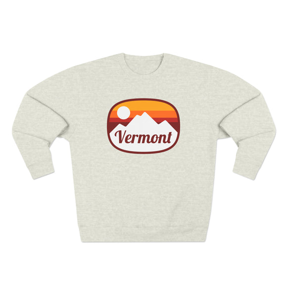 Premium Vermont Sweatshirt - Retro Unisex Sweatshirt