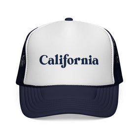 Buy dark-navy California Retro Mountains Trucker Hat